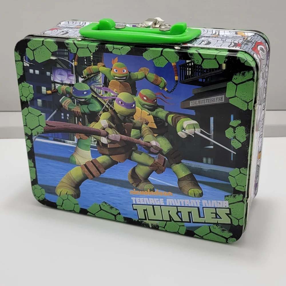 Teenage Mutant Ninja Turtles TMNT tin Metal Lunch Box